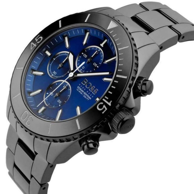 Montre Homme Hugo Boss Ocean 1513743 Cadran Bleu